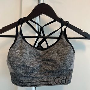 Grey Calvin Klein Sports Bra